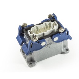 Вилка 4-фиксатора 2-боковых ввода для панели 10п 16А EMAS EBM10FD24