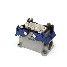 Вилка 4-фиксатора 2-боковых ввода для панели 10п 16А EMAS EBM10FD24