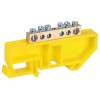 Шина NO-224-88 PE земля на DIN-изоляторе ШНИ-6х9-6-Д-желт. ЭРА Б0062859