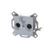 Розетка телевизионная проходная TV/R Levit 7дБ серебр. ABB 2CHH083607A6070