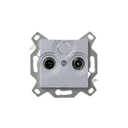 Розетка телевизионная проходная TV/R Levit 7дБ серебр. ABB 2CHH083607A6070