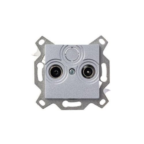 Розетка телевизионная проходная TV/R Levit 7дБ серебр. ABB 2CHH083607A6070