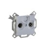 Розетка телевизионная проходная TV/R Levit 7дБ серебр. ABB 2CHH083607A6070