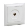 Розетка телевизионная TV СП Valenzo 6027 16А IP20 бел. ASD / IN HOME 4690612006413