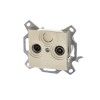 Розетка телевизионная проходная TV/R Levit 7дБ сл. кость ABB 2CHH083607A6017