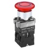 Кнопка управления "Грибок" NP2-BW4462 d40мм 1НЗ IP40 с самовозвратом с подсветкой красн. CHINT 57549
