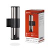 Светильник НБУ SMOKY-2хA60-BL E27 IP65 уличный настен. двусторон. под лампу 2хA60 алюм. черн. IN HOM