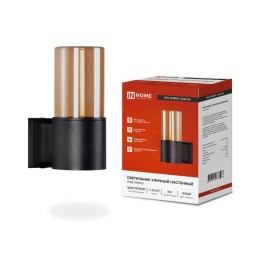 Светильник НБУ AMBER-1хA60-BL E27 IP65 уличный настен. односторон. под лампу 1хA60 алюм. черн. IN HO