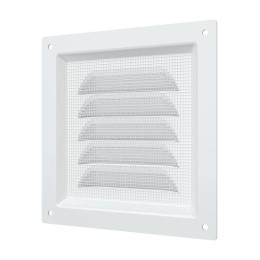 Решетка вентиляционная вытяжная стальная с покрытием полимерной эмалью 125х125мм ERA 1212МЭ
