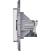 Розетка компьютерная Inspiria RJ45 кат.6 UTP механизм алюм. Leg 673832