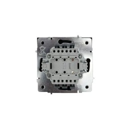 Кнопка звонка СП ZIMA IP20 безвинт. зажим черн. бархат LEZARD 704-4288-103QC