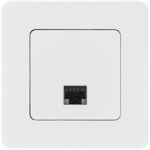 Розетка компьютерная Inspiria RJ45 кат.6 UTP механизм бел. Leg 673830