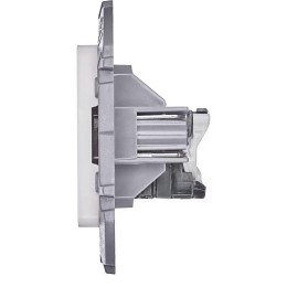 Розетка компьютерная Inspiria RJ45 кат.6 UTP механизм бел. Leg 673830