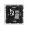 Розетка 2-м RJ11+RJ45 кат.5E FORTE&PIANO FP235 бел. IEK FP-KT20-O-1-K01