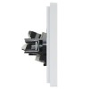 Розетка 2-м RJ11+RJ45 кат.5E FORTE&PIANO FP235 бел. IEK FP-KT20-O-1-K01