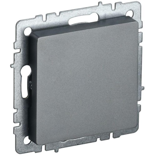 Заглушка c суппортом BRITE МЗ10-БрС механизм сталь IEK BR-PL10-K46