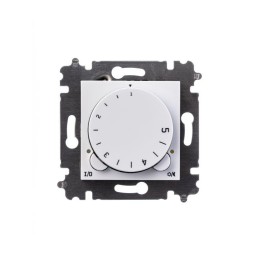 Терморегулятор Levit с поворотной ручкой 16А бел./ледяной ABB 2CHH920003A6001