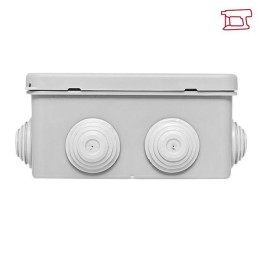 Коробка распределительная КМР-030-014 100х100х50 IP55 с крышкой для прямого монтажа 10 мембранных вв