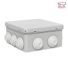 Коробка распределительная КМР-030-014 100х100х50 IP55 с крышкой для прямого монтажа 10 мембранных вв