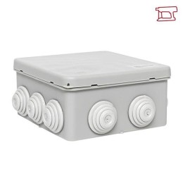 Коробка распределительная КМР-030-014 100х100х50 IP55 с крышкой для прямого монтажа 10 мембранных вв