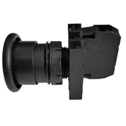 Кнопка "Грибок" 1НО без фиксации черн. EMAS B100MH