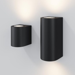 Светильник Slat 1х10Вт GU10 IP54 бра настен. Maytoni O044WL-01B