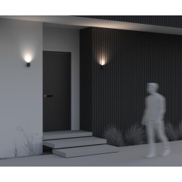 Светильник Slat 1х10Вт GU10 IP54 бра настен. Maytoni O044WL-01B