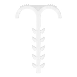 Дюбель-хомут Т-образ. 4-12мм нейлон бел. (уп.25шт) IEK UDH11-04-12-025-K01