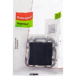 Переключатель 1-кл. Inspiria 10А IP44 250В 10AX механизм антрацит Leg 673673