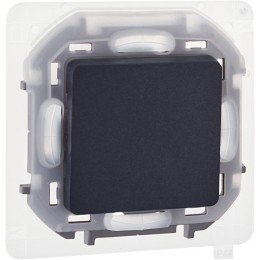 Переключатель 1-кл. Inspiria 10А IP44 250В 10AX механизм антрацит Leg 673673