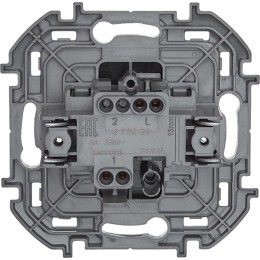 Выключатель кнопочный Inspiria 6А 250В без фиксации НО/НЗ механизм антрацит Leg 673693