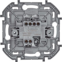 Переключатель 1-кл. Inspiria 10А IP20 250В 10AX механизм алюм. Leg 673652