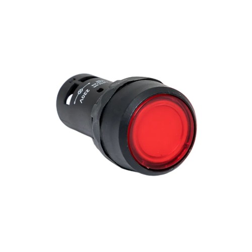 Кнопка с фиксацией с подсветкой OptiSignal Compact D22 С7-PHL-M401 красн. 1НЗ 230В AC XB7NJ04M2 КЭАЗ