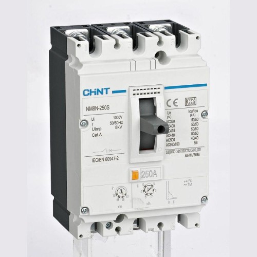 Выключатель автоматический NM8N-250HVC TM 3п 80А 36кА с рег. термомаг. расцеп. (R) CHINT 367763