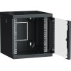 Шкаф сетевой LINEA WS 10дюйм 9U 320х310мм дверь стекл. черн. ITK LWS5-09U33-GF