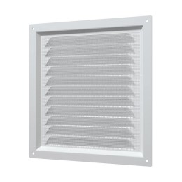 Решетка вентиляционная вытяжная стальная с покрытием полимерной эмалью 200х200мм ERA 2020МЭ