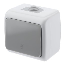 Переключатель ОП 10А 250В IP54 сер. Atlantic 5-103-03 Intro Б0050942