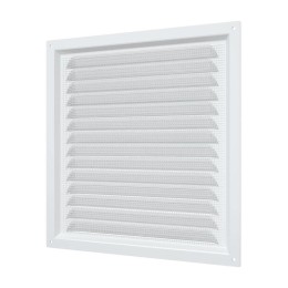 Решетка вентиляционная вытяжная стальная с покрытием полимерной эмалью 250х250мм ERA 2525МЭ