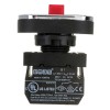 Кнопка тройная с аварийной кнопкой "STOP" бел. EMAS B121B30BB