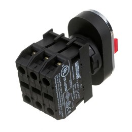 Кнопка тройная с аварийной кнопкой "STOP" бел. EMAS B121B30BB