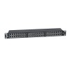 Патч-панель 19дюйм 1U 48 портов RJ45 кат.6 полностью экранир. Dual IDC высокой плотности Cabeus 8891
