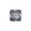 Розетка компьютерная 1-м Glossa RJ45 кат.5E механизм шоколад SE GSL000881K