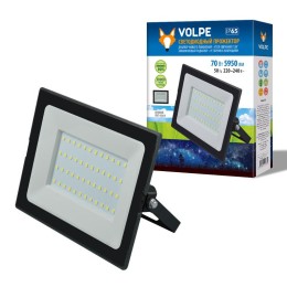 Прожектор светодиодный ULF-Q513 70Вт/6500К IP65 220-240В BLACK Volpe UL-00004343