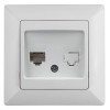 Розетка телефонная СП Solo 4-302-01 RJ11 бел. Intro Б0043375