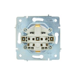 Розетка 1-м СП ASTI 16А IP20 с заземл. термопласт механизм бел. LEZARD 7081-0288-122B