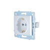 Розетка 1-м СП ASTI 16А IP20 с заземл. термопласт механизм бел. LEZARD 7081-0288-122B