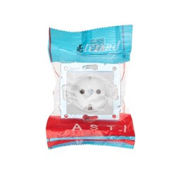 Розетка 1-м СП ASTI 16А IP20 с заземл. термопласт механизм бел. LEZARD 7081-0288-122B