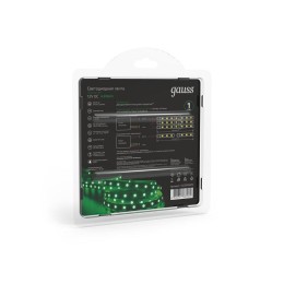 Лента светодиодная Black 2835/60-SMD 4.8Вт/м зел. IP20 210лм/м 12В (блист.5м) GAUSS 312000605