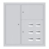 Щит этажный 6кв. слаботочка слева (1000х950х160) Basic EKF mb28-v-6z
