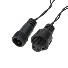 Гирлянда светодиодная "Шарики" 5м d25мм 25LED RGB ПВХ темн. зел. Neon-Night 303-550